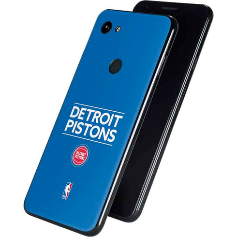 NBA Detroit Pistons Standard - Blue Google Pixel 3a XL Skin